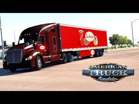 American Truck Simulator || Tim Horton&#039;s Skin Pack