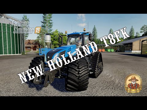 Farming Simulator19\ #New Holland T8FK by Stevie