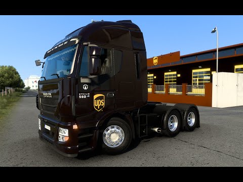 ETS2 1.45.1.0S 034/08/0213/2022 SKIN IVECO STRALIS HI-WAY UPS BY RODONITCHO MODS 1.0 1.45