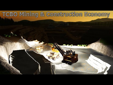 FS19 - TCBO Mining &amp; Construction Economy - New map - What I did so far - Tour