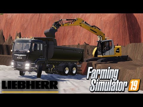 Load soil with liebherr 920||Farming Simulator 19 Mods