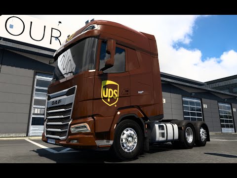 RODONITCHO MODS ETS2 1.45.0.35S 018/07/0048/2022 SKIN DAF 2021 UPS BY RODONITCHO MODS 1.0 1.45