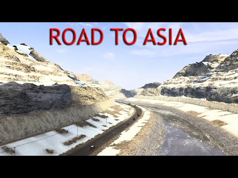 Road to Asia v1.1.4 Map Mod Afghanistan Turkmenistan North &amp; South Korea - ETS2 1.42