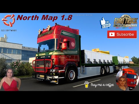 Euro Truck Simulator 2 (1.46 Beta) Scania R560 Donslund + Trailer By CyrusTheVirus + DLC&#039;s &amp; Mods