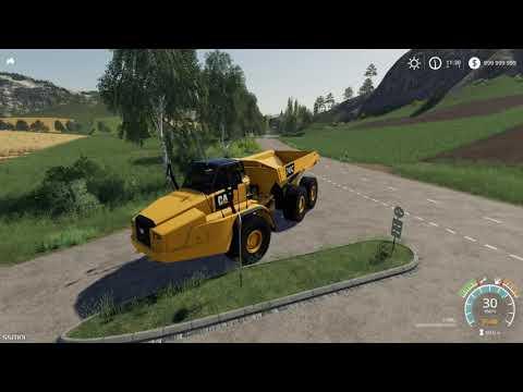 Farming Simulator 2019 mods 4MR Cat 745c