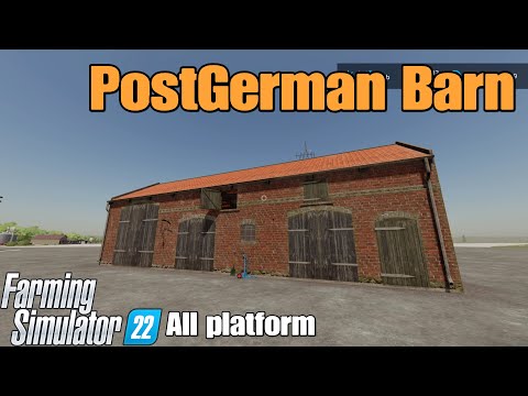 PostGerman Barn / FS22 mod for all platforms