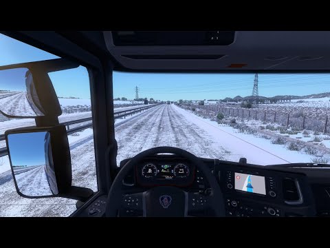 Frosty Winter Weather Mod - Euro Truck Simulator