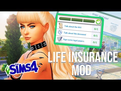 LIFE INSURANCE MOD FOR THE SIMS 4