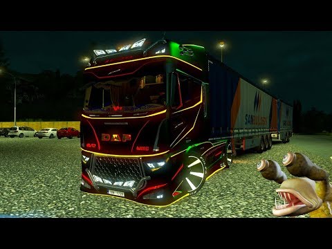 DAF EVO WING V12 ОБЗОР Euro Truck Simulator 2 (v1.32.x)