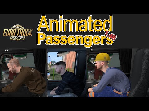 [ETS2] Animated Passengers [1.46]