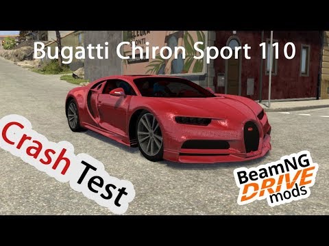 BeamNG – Bugatti Chiron Sport 110 Crash Test