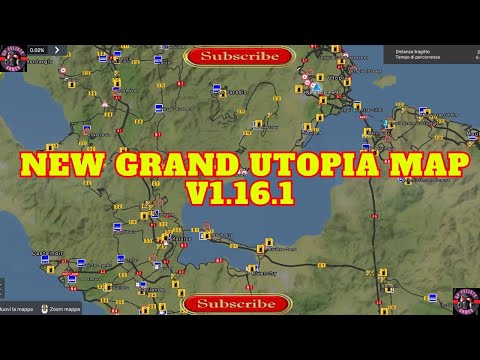 ETS2 1.50 - NEW GRAND UTOPIA MAP V1.16.1