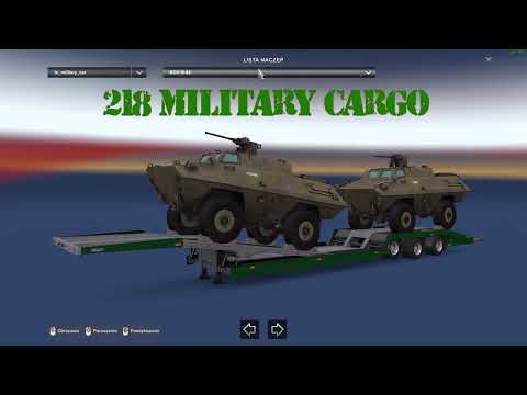American Truck Simulator MODS 1.50 ATS MILITARY Trailer Cargo &amp; Traffic Pack MOD Gameplay