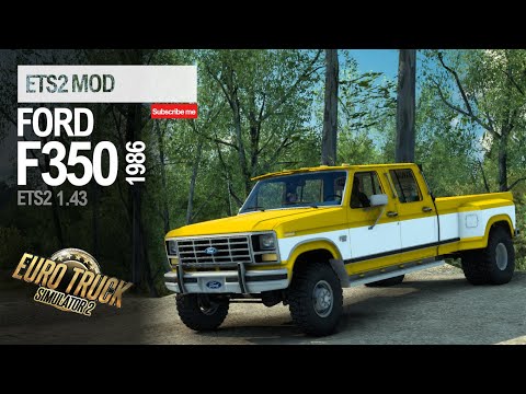 [ETS2] Ford F350 1986 + Trailer