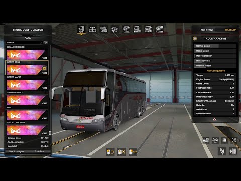 Euro Truck Simulator 2 - Bus Mod Test - Jumbuss 380 Mercedes Benz O500RSD #BusMod