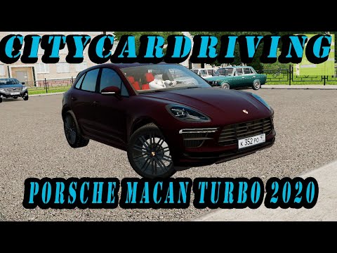 МОД PORSCHE MACAN TURBO 2020.CITY CAR DRIVING 1.5.9.2.