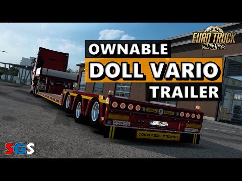 |ETS2 1.45| Ownable Doll Vario Trailer v8.0 [Trailer Mod]
