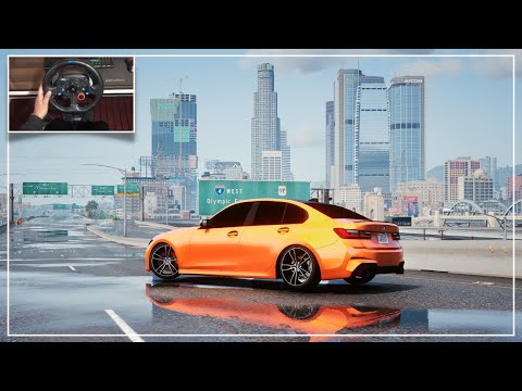 2020 BMW 330i G20 | GTA 5 | Steering Wheel Gameplay