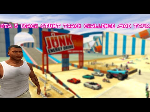 Gta 5 Beach Stunt Track Challenge Mod Tour.
