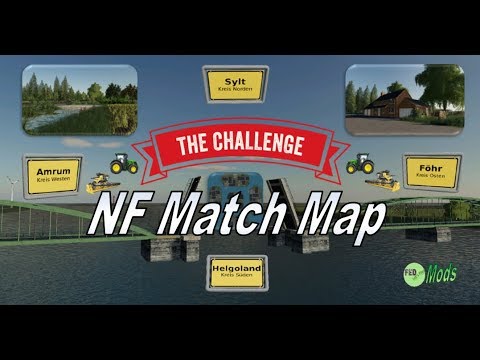 NF Match Map Vorstellung Rundfahrt Ziele Regeln LS19 Challenge 4 fach Map 4 Teams