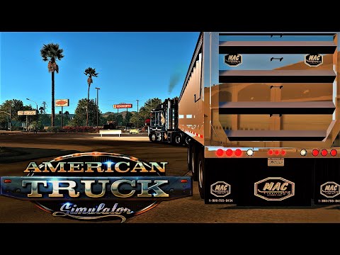 ATS Mods 1.37: | Mac Walking Floor Trailer//American Truck Simulator