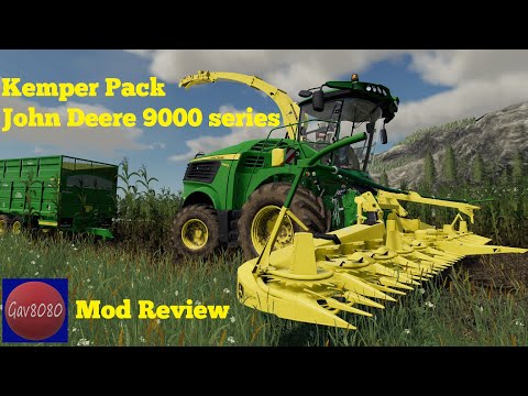 John Deere 9000 Series &amp; Kemper Pack - Farming Simulator 19 Mod Review - Agritechnica
