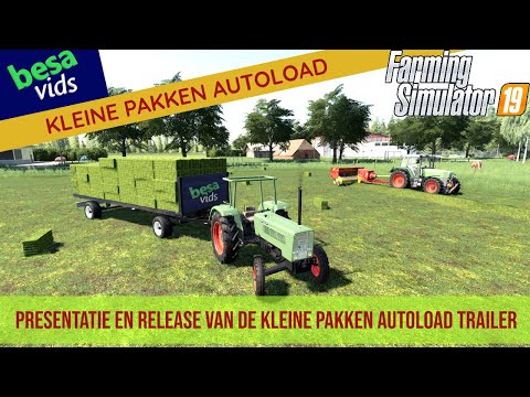 Presentatie en release van de kleine pakken autoload trailer - Farming Simulator 19