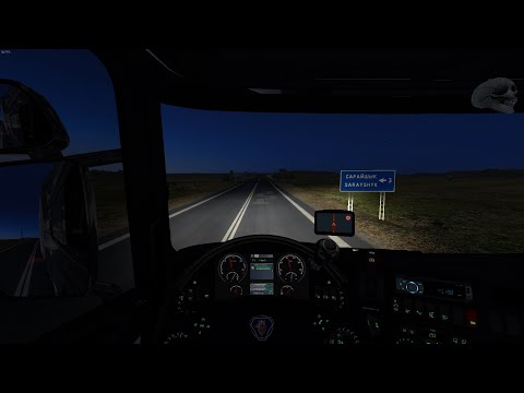 ETS2 v1.37 - Project Caucasus v2.0 Time-Lapse (The most boring road in ETS history)