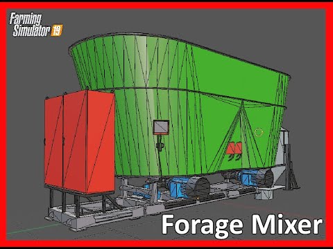Mezcladora de Ración Mezclada | Forage Mixer | Re-Texturizada | #FS19