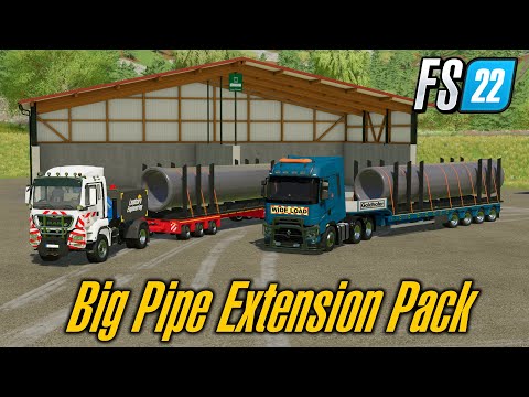 FS22 Game Extension 🚧 Big Pipe Pack 🚧 Farming Simulator 22 Mods
