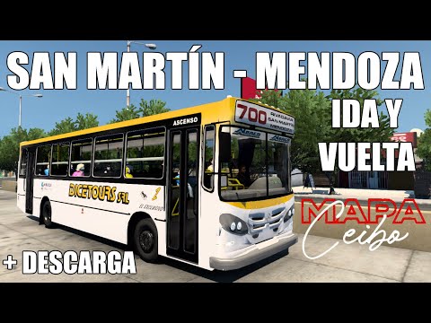 SAN MARTÍN - MENDOZA (IDA Y VUELTA) |DICETOURS SRL + DESCARGAR LA FAVORITA MB OF 1418 ETS 2 1.46