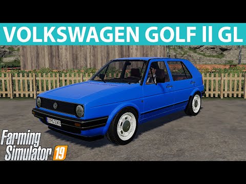Volkswagen Golf ll GL 1983 for Farming Simulator 19