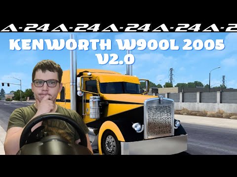 Kenworth W900L 2005 v2.0 для American Truck Simulator (1.43.x)
