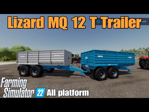 Lizard MQ 12 T Trailer / FS22 mod for all platforms