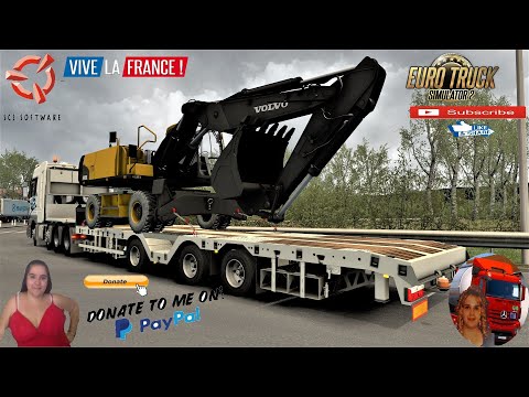 Euro Truck Simulator 2 (1.39) Meusburger Ownable Trailer With Cargo v1.0 by Adver + DLC&#039;s &amp; Mods