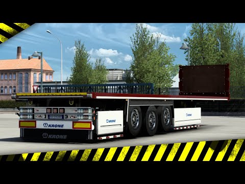 Euro Truck Simulator 2 - mod tuning krone profiliner hd 1.43/1.45