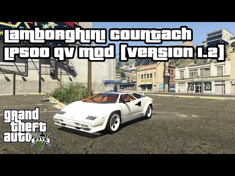 GTA V [PC] - Lamborghini Countach LP5000 QV Mod [version 1.2]