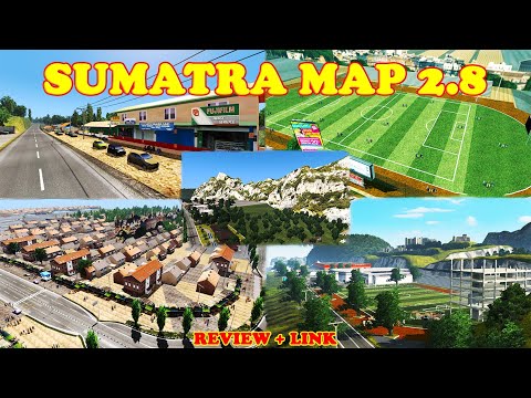 Sumatra Map 2.8 Original For 1.36 By Safarul Ilham | Review + LInk | Indonesian Detailed Map | ETS2