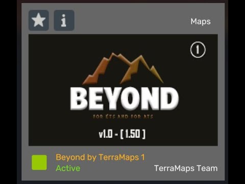 ETS2 1.50 BASE + Beyond v1.0 of TerraMaps