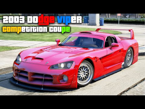 2003 Dodge Viper Competition Coupe - GTA 5 Real Life Car Mod + Download Link!