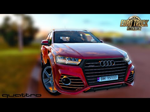 AUDI SQ7 4M V1.2 1.45 ETS2 CAR MOD #gameplay #viral #topvideos #ets2mods