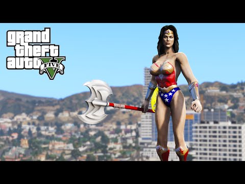 GTA 5 - Wonder Woman [4K 60 FPS]