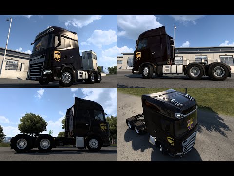RODONITCHO MODS ETS2 1.46.1.0S 101/11/0776/2022 SKIN DAF 2021 UPS BY RODONITCHO MODS 1.0 1.43 1.46