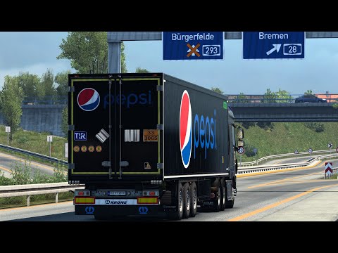 ETS2 1.46.2.13S 29/02/258/2023/1256 SKIN KRONE COOL LINER PEPSI BY RODONITCHO MODS 2.0 1.40 1.46