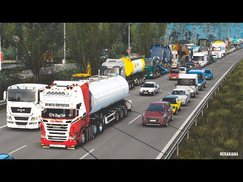ETS2 Mods v1.45 | AI Traffic Intensity Pack by DB Creation | ETS2 Mods