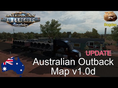 ATS 1.39 Australian Outback Map v1.0d by Rob Viguurs