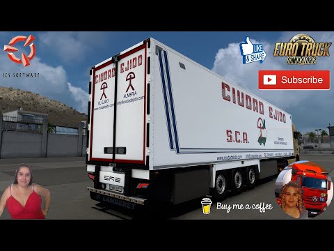 Euro Truck Simulator 2 (1.48.5) &quot;Best Trailer&quot; Lamberet SR2 by FreD Mods [1.48] + DLC&#039;s &amp; Mods