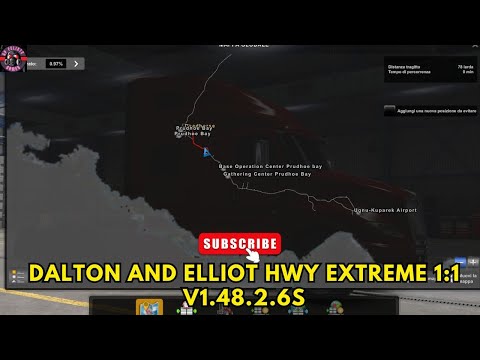 Dalton and Elliot Hwy 1:1 Scale Map ATS Extreme Winter Edition
