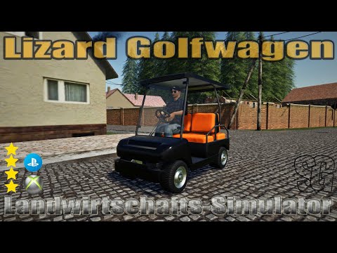 LS19 Modvorstellung - Lizard Golfwagen - Ls19 Mods