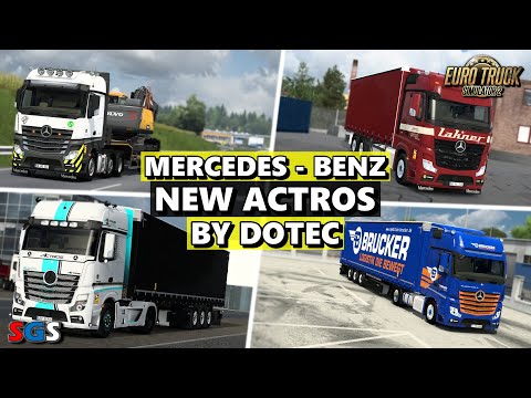|ETS2 1.47| Mercedes - Benz New Actros by @Dotec3D